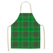 Yule Tide | Red Tartan Reindeer Print Christmas Apron Unisex
