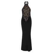 Evie Sharpe | Lace Halterneck Maxi Dress For Women