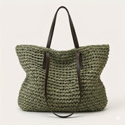 Bianca Moretti | Woven Straw Tote Bag For Women