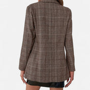 Camille Laurent | Tailored Check Blazer For Women