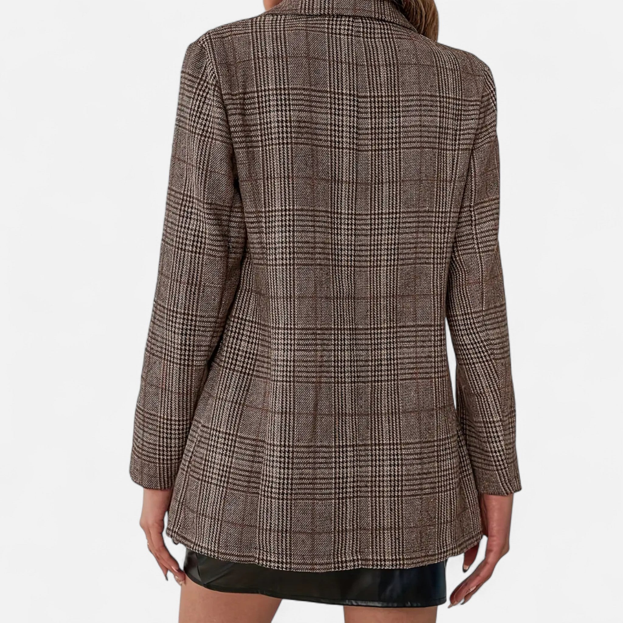 Camille Laurent | Tailored Check Blazer For Women