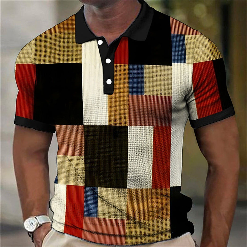 Mason Ward | Colour Block Polo Shirt For Men