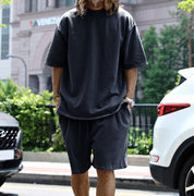Saverio Windham | Oversized T-Shirt & Shorts Set For Men