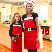 Merry Baker | Red Santa Belt Christmas Apron For Women