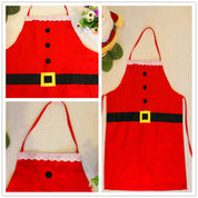Merry Baker | Red Santa Belt Christmas Apron For Women
