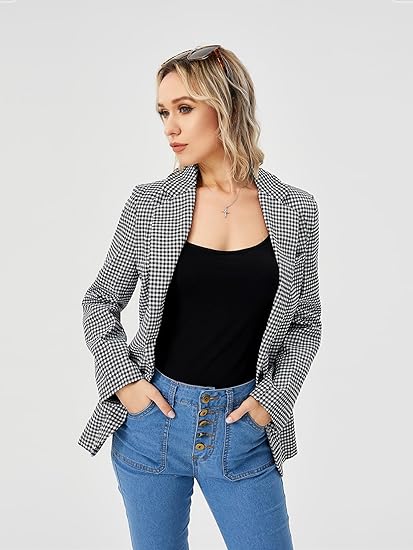 Clementine Ashford | Houndstooth Work Jacket For Women