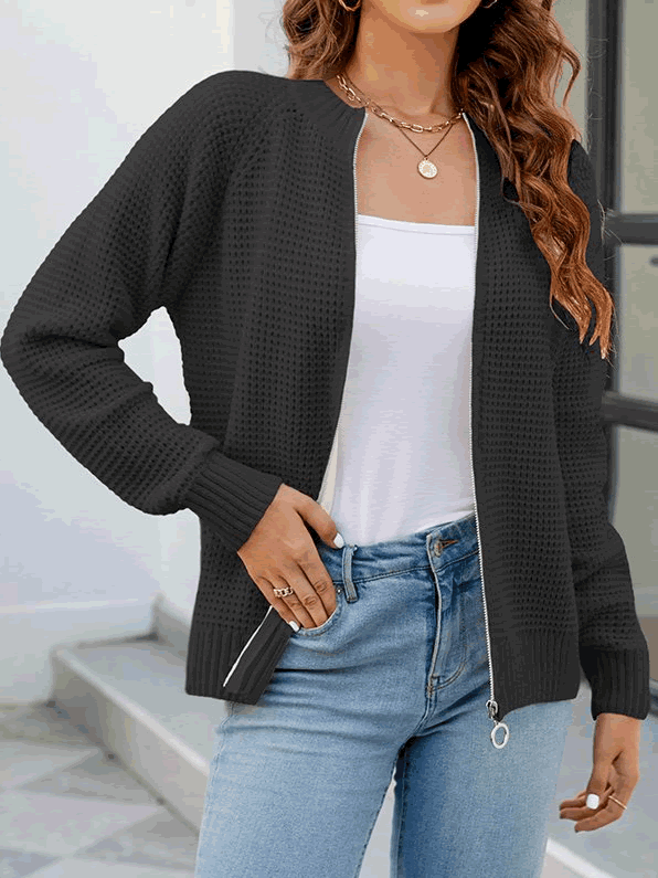 Isabella Moreau | Minimalist Open Front Cardigan For Women