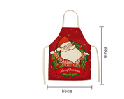Merry Match | Red Santa Hat Christmas Apron Unisex