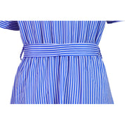 Irma Oakbridge | Striped Tiered Maxi Shirt Dress For Women