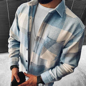 Renato Oakbrook | Checked Flap Pocket Overshirt For Men