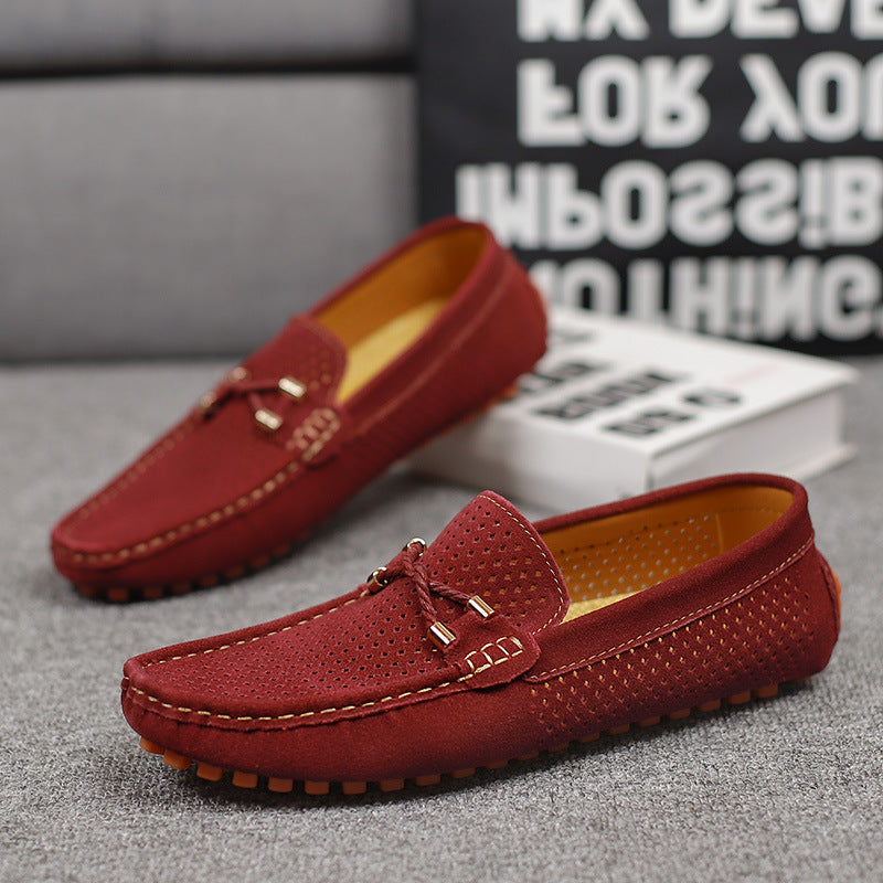 Flynn Sutherland | Suede Slip-On Loafers For Men