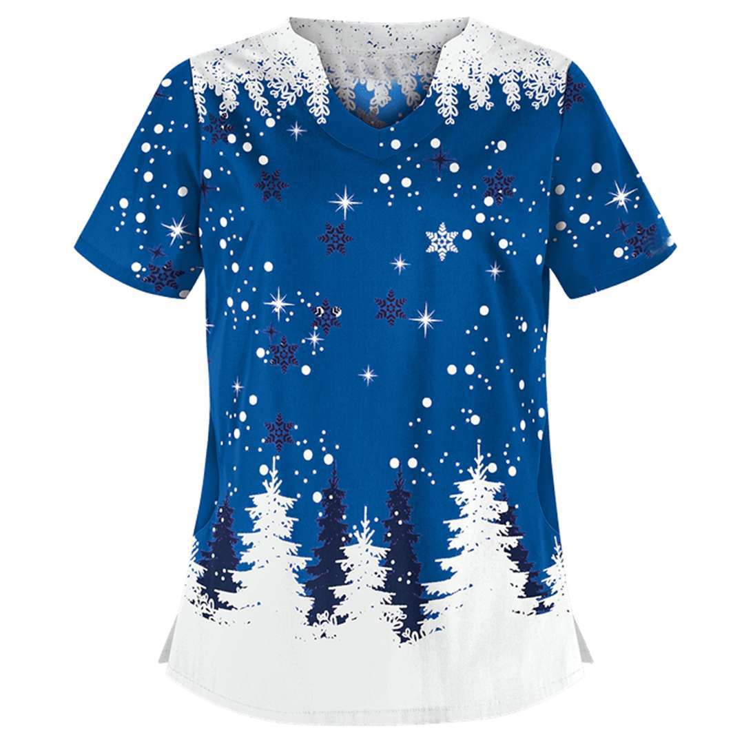 Meredith Fenlon | Autumn Print V-Neck T-Shirt For Women