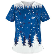 Meredith Fenlon | Autumn Print V-Neck T-Shirt For Women