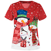 Meredith Fenlon | Autumn Print V-Neck T-Shirt For Women