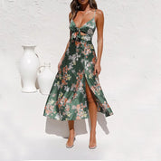 Jasmine Cole | Floral Summer Dress With Split Detail For Women