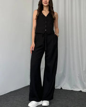 Scarlett Bexley | Wide Leg Two Piece Set For Women