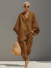Cleo Fairhurst | Relaxed Batwing Two-Piece Set For Women