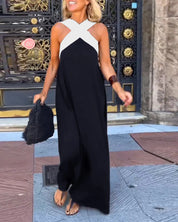 Ruby Stewart | Cross Halter Maxi Dress For Women