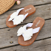 Willow Hartley | Bow Detail Thong Sandals For Women