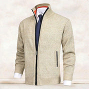 Gabriel Romano | Executive Knit Zip Cardigan For Men