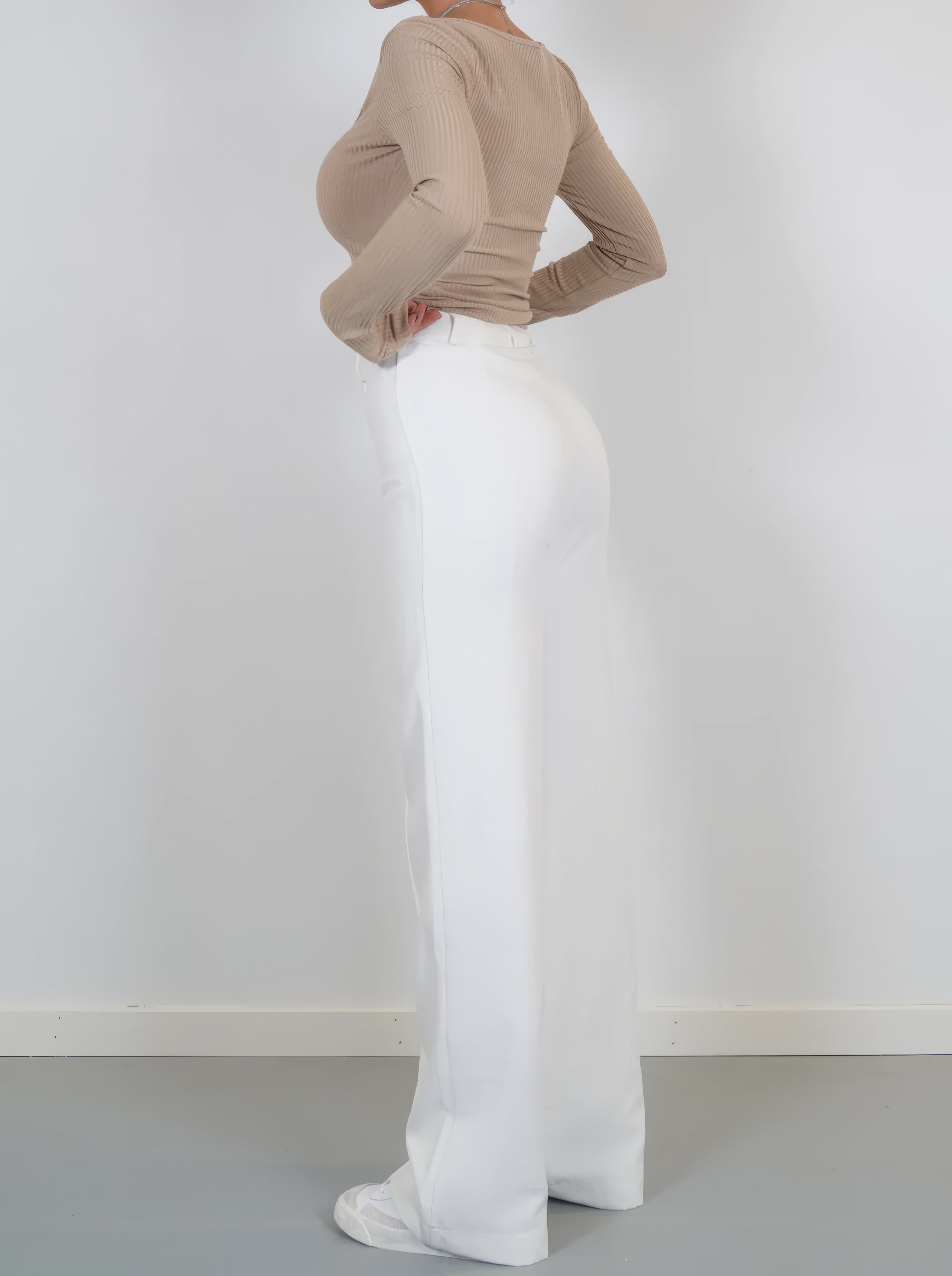 Alessia Romano | High Waisted Wide Leg Pants For Women