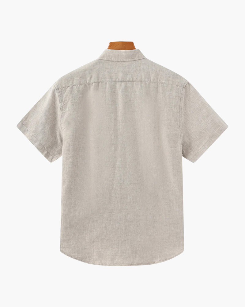 Matteo Ricci | Lightweight Linen Shirt with Relaxed Elegance For Men
