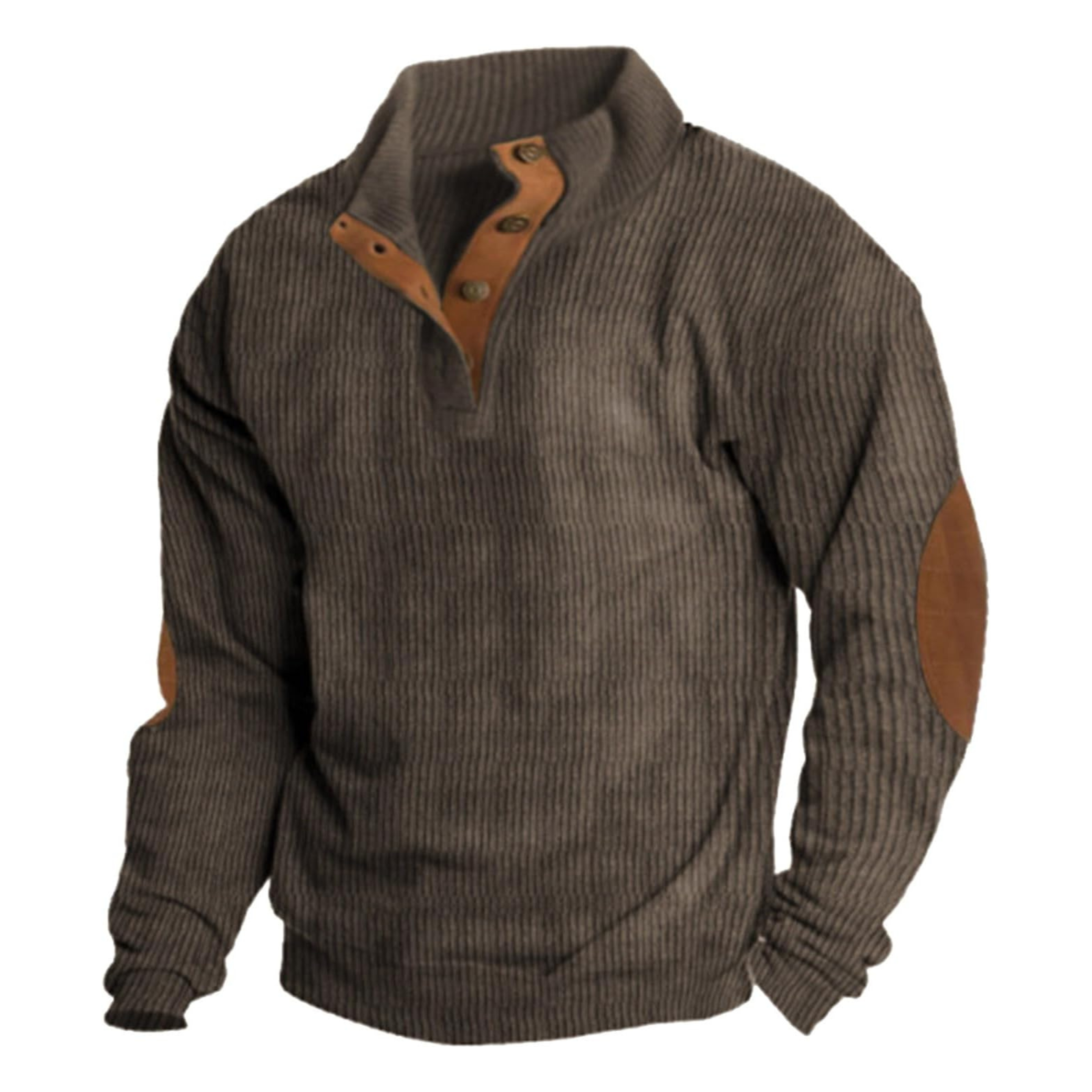 Lachlan Bennett | Corduroy Quarter-Button Sweatshirt For Men