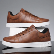 Matteo Sinclair | Minimalist Leather Sneakers For Men
