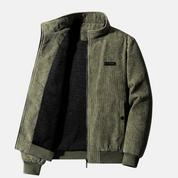 Luca Moretti | Ribbed Zip Jacket For Men