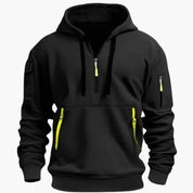 Mason Whitaker | Utility Half-Zip Hoodie For Men