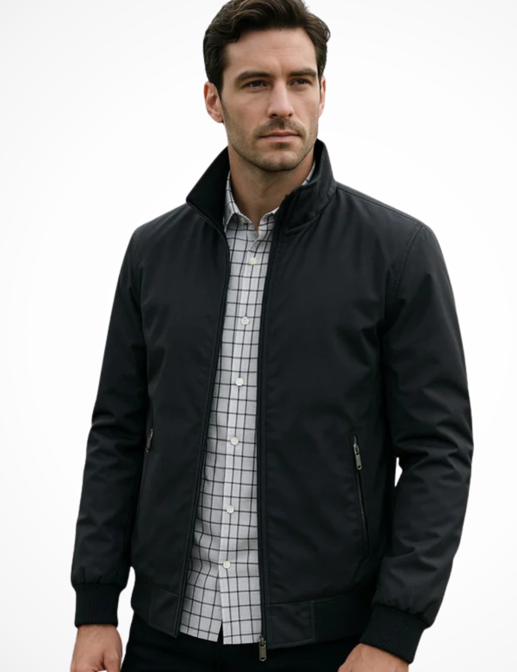 Ethan Laurent | Minimalist Zip Jacket For Men