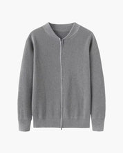 Matteo Bellini | Ribbed Zip Cardigan with Refined Comfort For Men