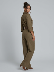 Sienna Whitmore | Tailored Check Jumpsuit For Women