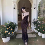 Phoebe Wright | Lace Maxi Races Dress For Women