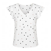 Bridget Callahan | Puff Sleeve V-Neck Blouse For Women