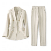 Camilla Fenstone | Double-Breasted Blazer & Trouser Set For Women