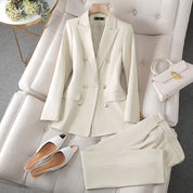 Camilla Fenstone | Double-Breasted Blazer & Trouser Set For Women