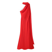 Georgia Mitchell | Satin Halter Maxi Dress For Women