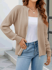 Isabella Moreau | Minimalist Open Front Cardigan For Women