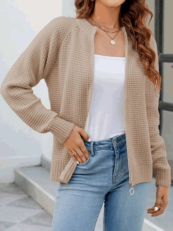 Isabella Moreau | Minimalist Open Front Cardigan For Women