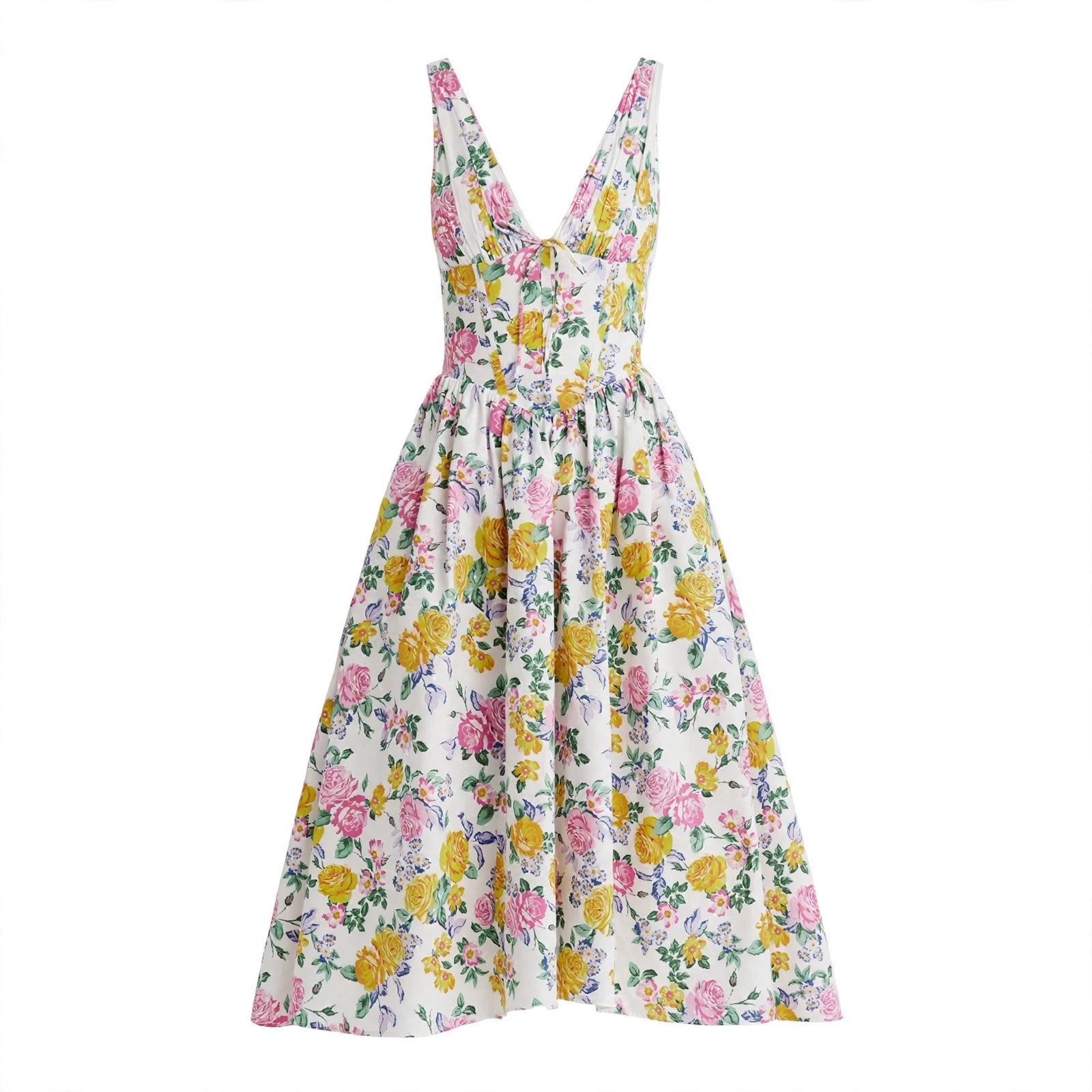 Matilda Renshaw | Floral V-Neck Summer Dress For Women