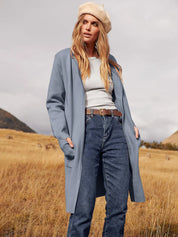 Camille Laurent | Elegant Longline Coat For Women