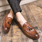 Ryan Mitchell | Tassel Loafer Leather Shoes For Men