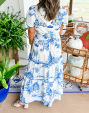 Brooke Thompson | Classic Toile Maxi Dress For Women
