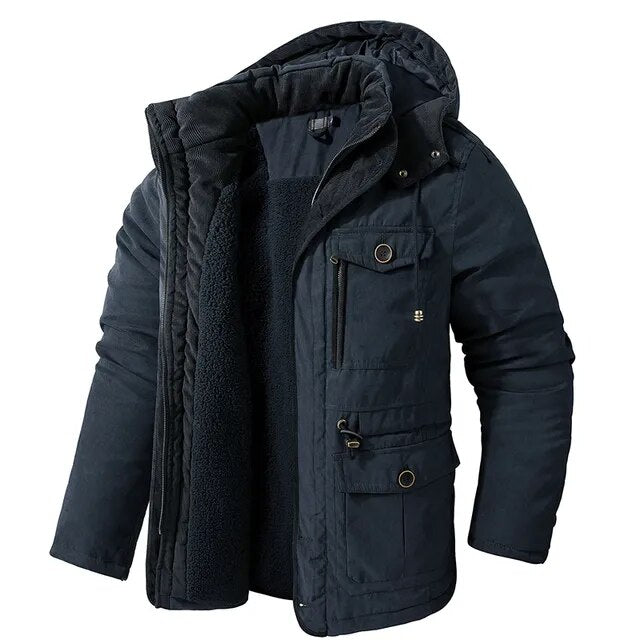 James Hartley | Insulated Hooded Parka Jacket For Men