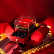 Matilda Cross | Preserved Rose Jewellery Box With Necklace For Women