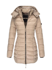 Camille Laurent | Quilted Winter Puffer Coat For Women