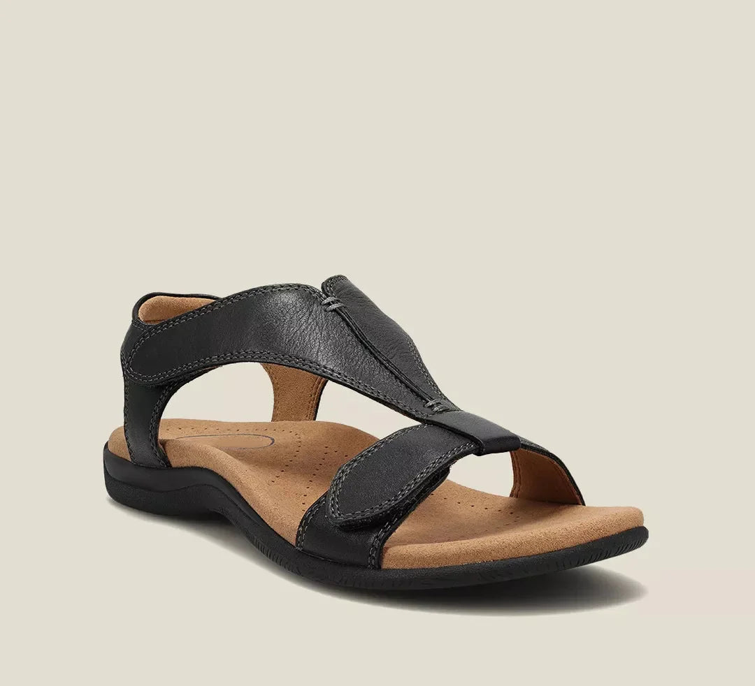 Charlotte Harris | Leather Orthopedic Arch Support Sandals For Women