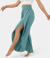 Freya Chandler | High-Waist Split Wide Leg Trousers For Women