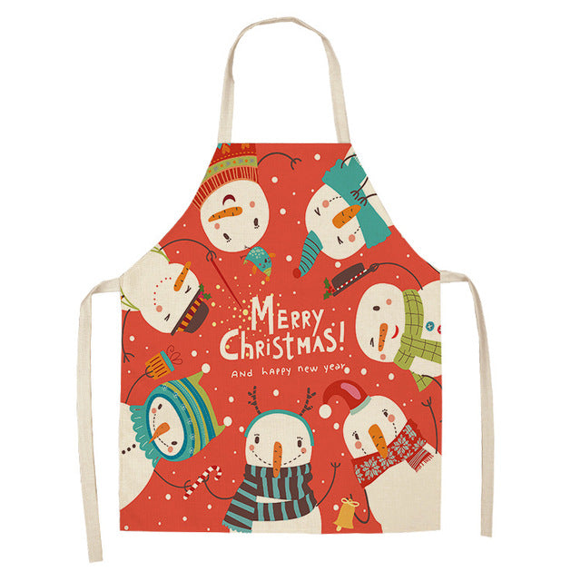 Merry Match | Red Santa Hat Christmas Apron Unisex